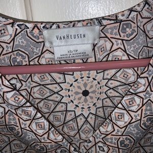 Vanheusen top, worn once